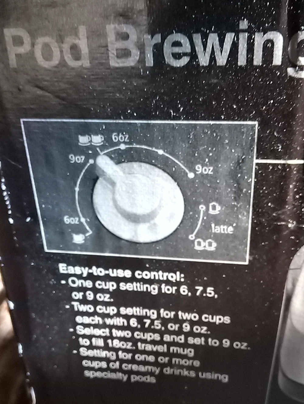 KP1010 Home Cafe Single Serve Coffee Machine - Black